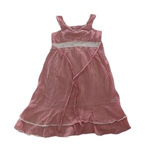 Hype Sundress 100% Cotton Pink Children's Girls Size 8